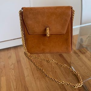 Vintage Paloma Picasso suede bag